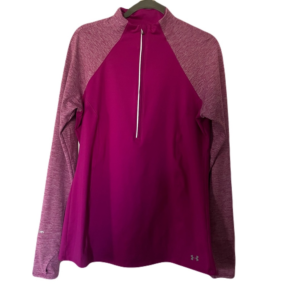 Under Armour Magenta Half-Zip Pullover